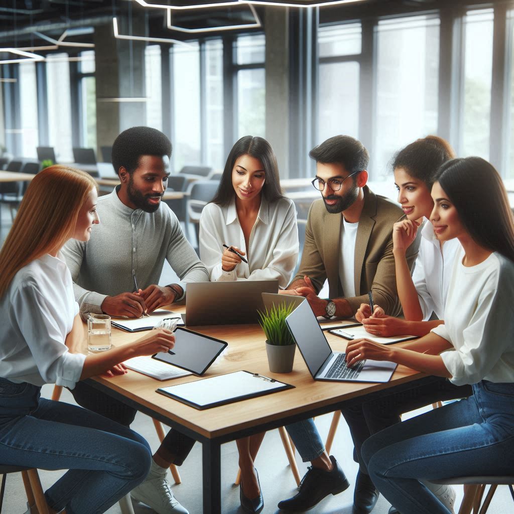 Consultation with business team
